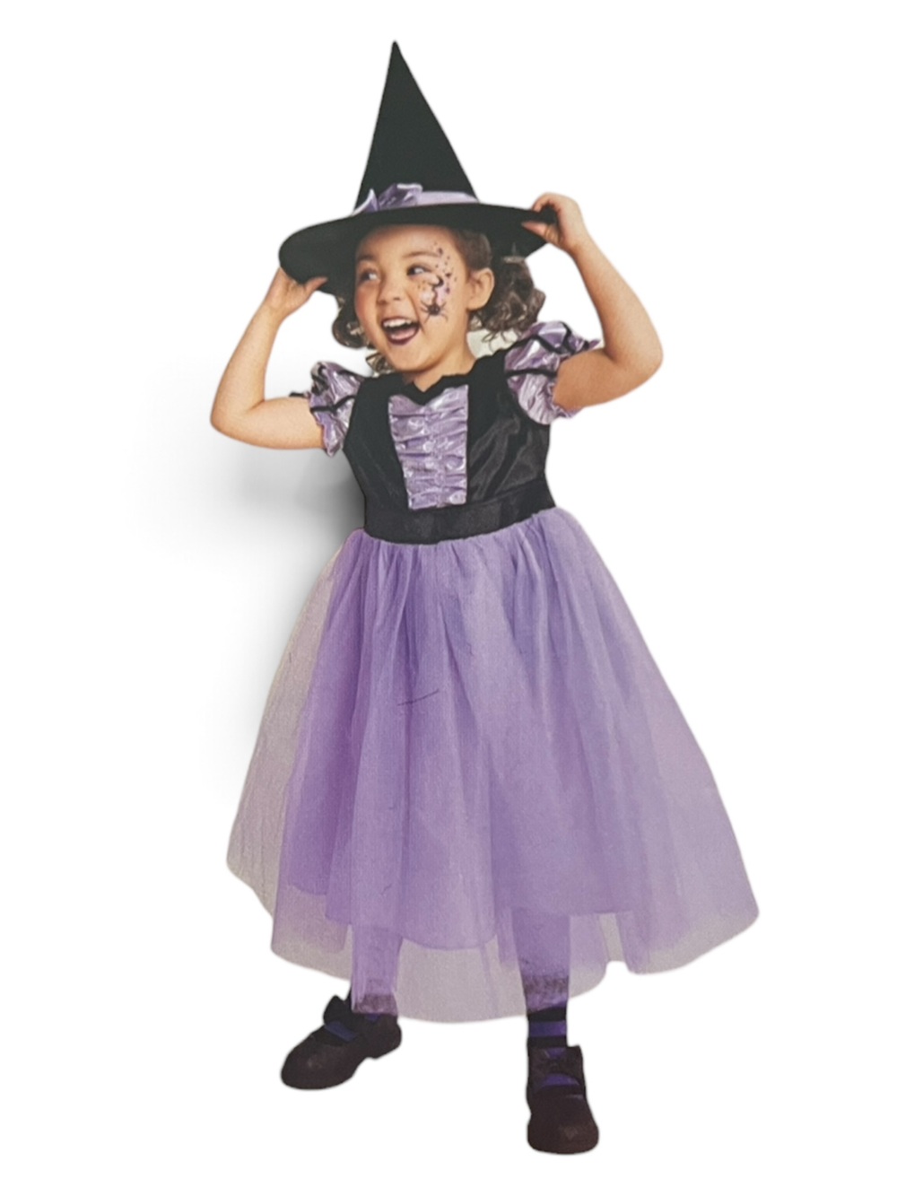 Hyde & EEK! Toddler Fancy Witch Halloween Costume Dress Up Size 2-3T